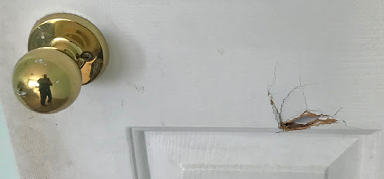 interior door hole repair Manhattan Beach